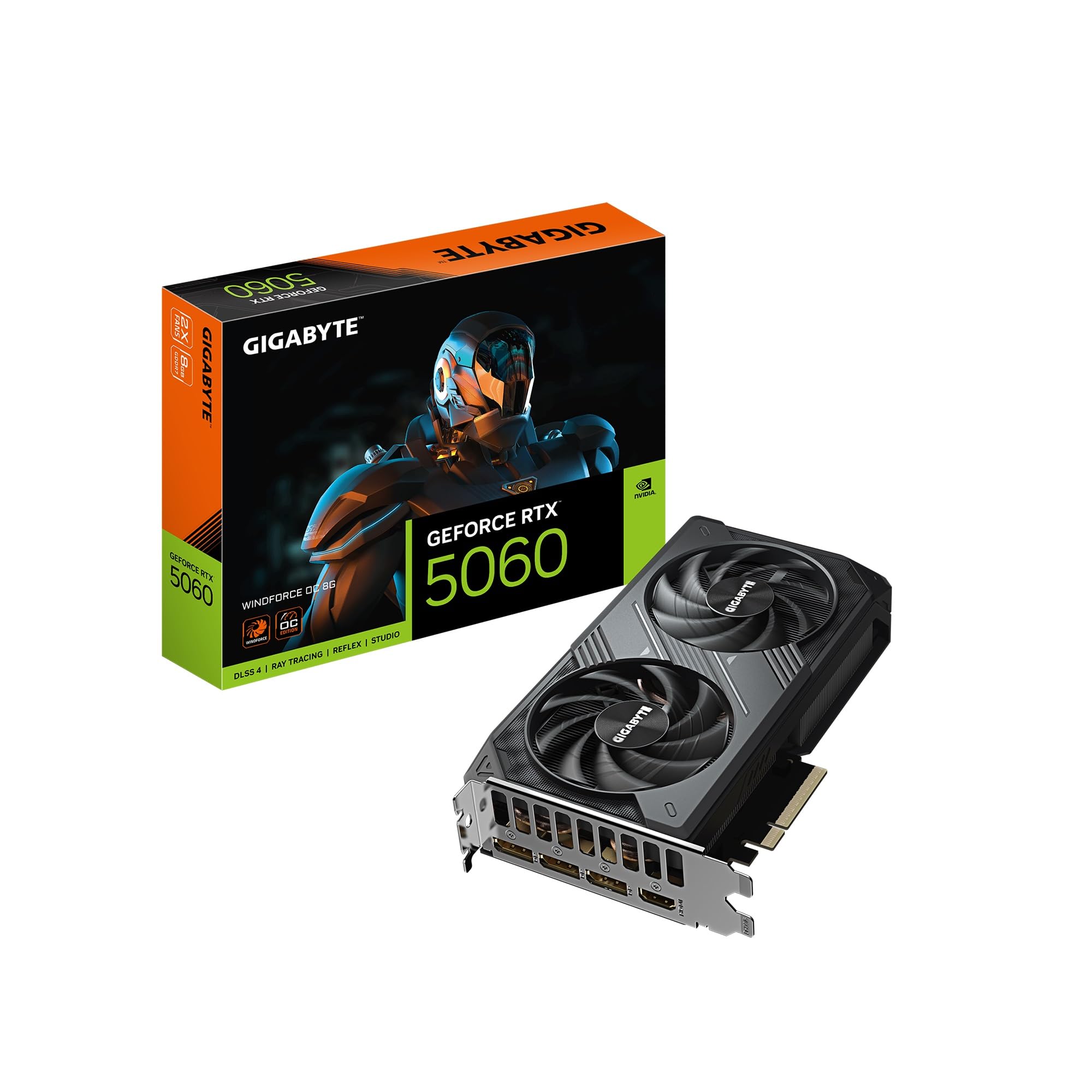 GIGABYTE GeForce RTX 5060 WINDFORCE OC 8G Graphics Card