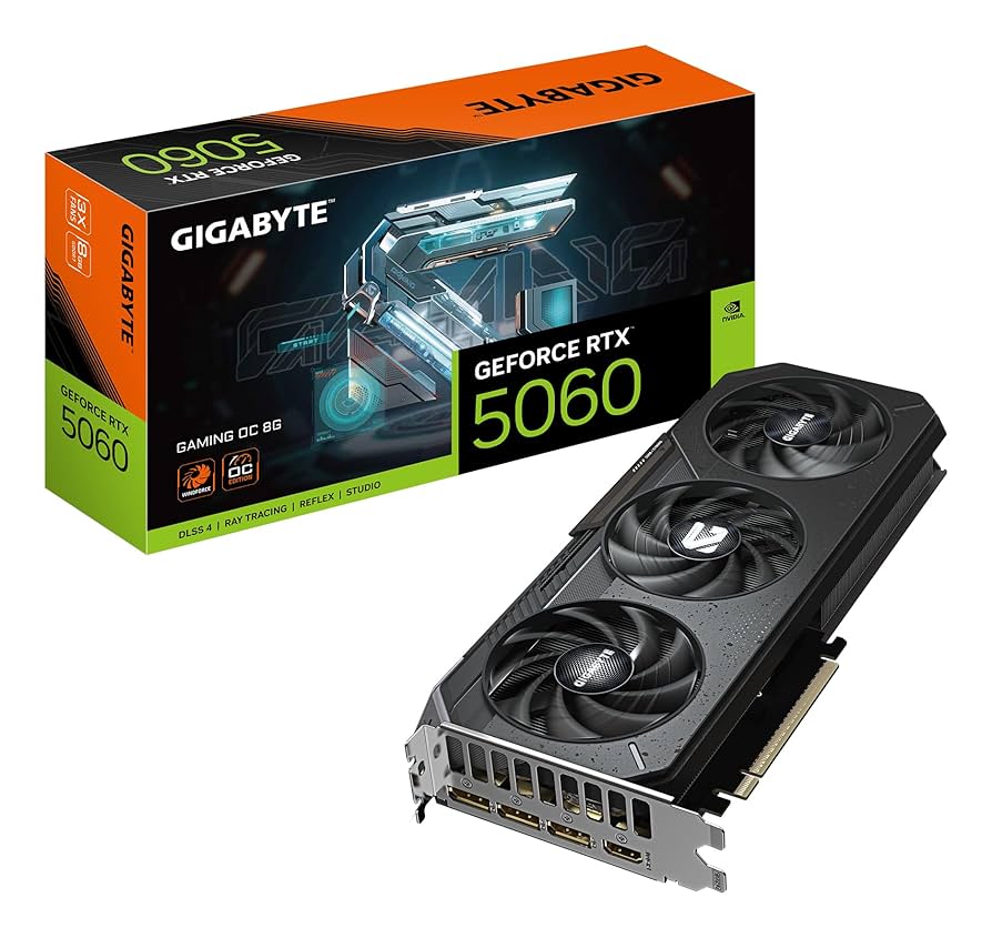 GIGABYTE  RTX 5060 GAMING OC 8G Graphics Card