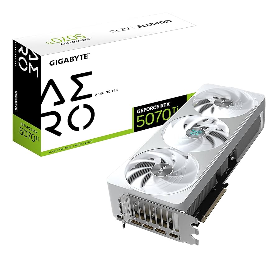 GIGABYTE GeForce RTX 5070 Ti AERO OC 16G Graphics Card