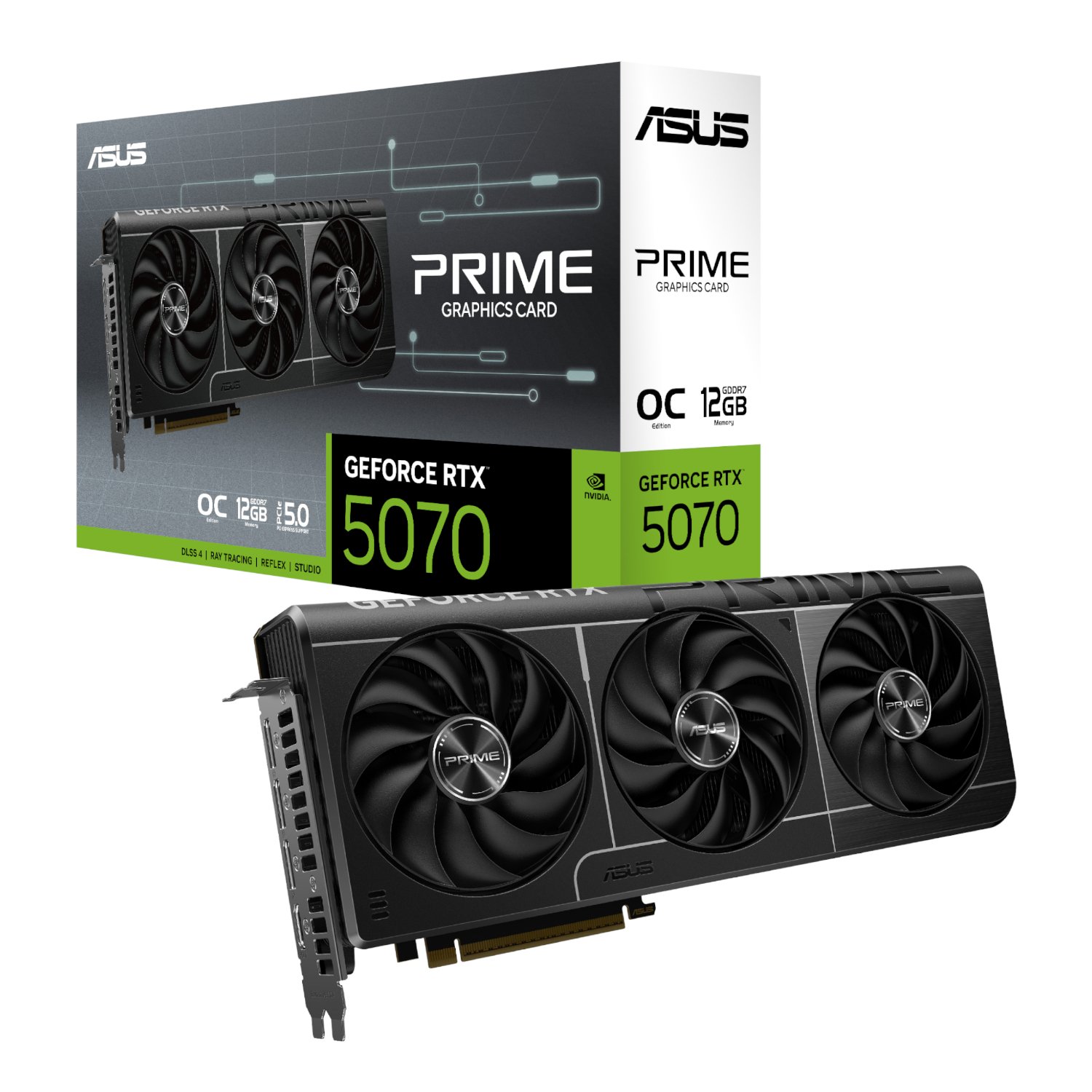 ASUS PRIME  RTX™ 5070 12GB GDDR7 OC 12GB Graphics Card