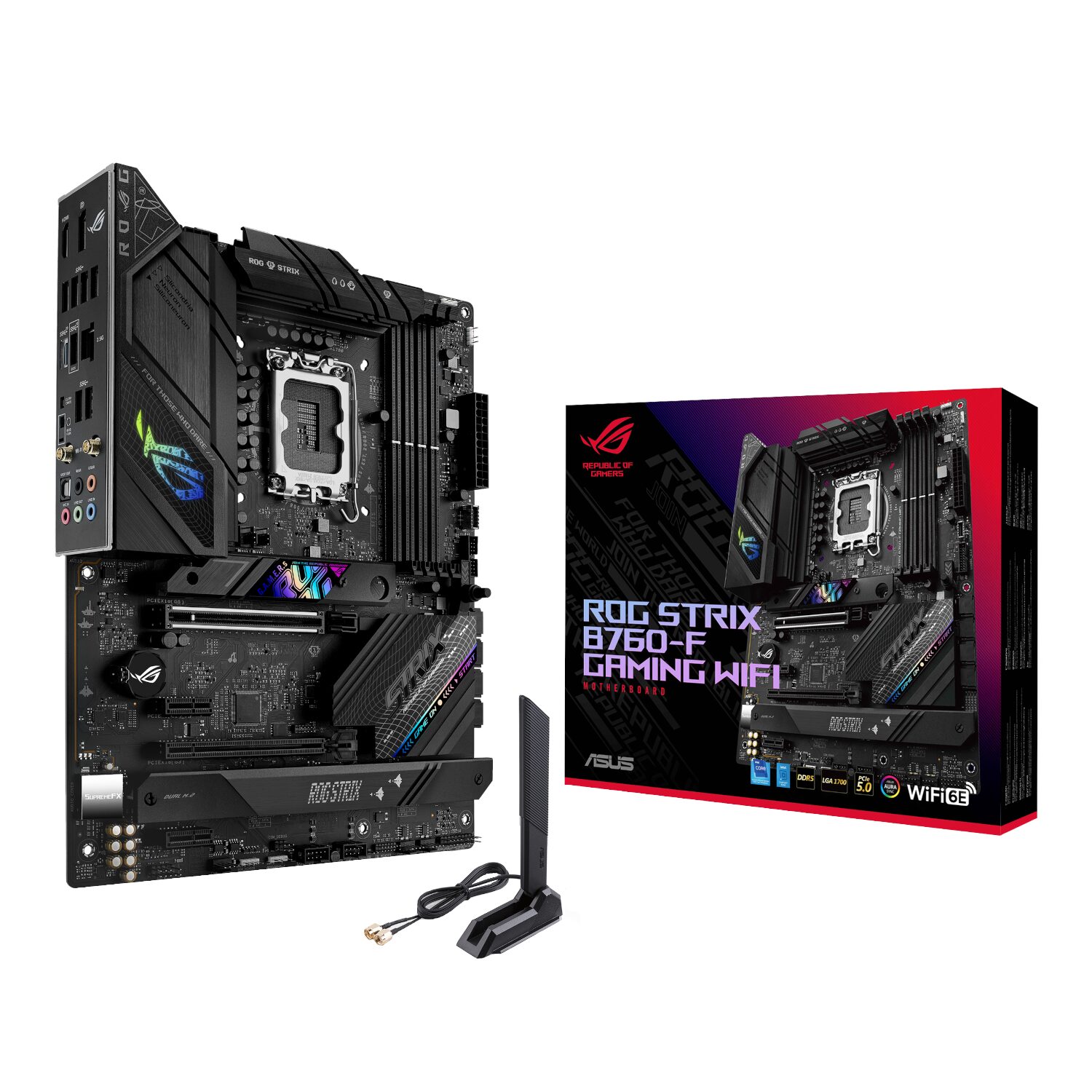 Asus ROG Strix B760-F Gaming WiFi Motherboard – Intel LGA1700