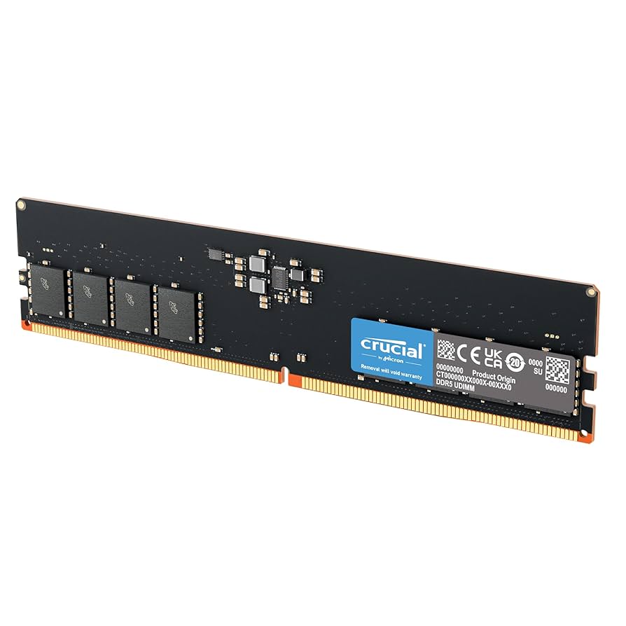 Crucial 8GB 5600Mhz DDR5 Desktop Memory