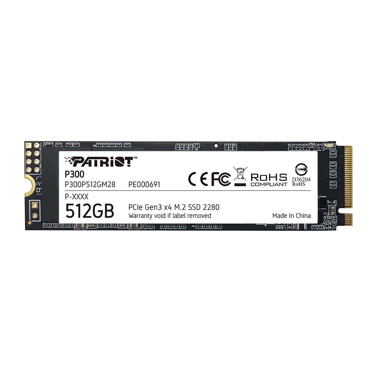 Patriot P300 512GB M.2 PCIe NVMe SSD