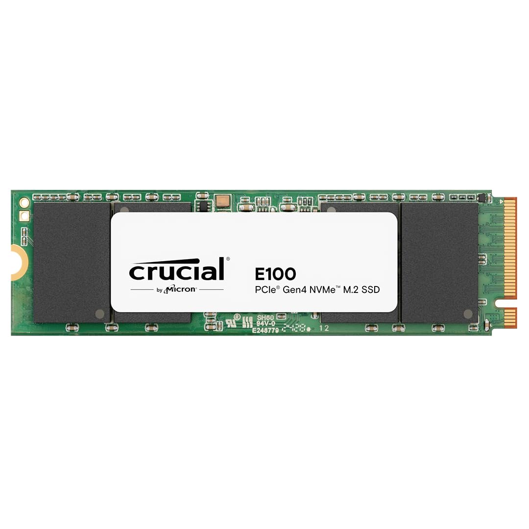 Crucial E100 1TB PCIe Gen4 2280 NVMe M.2 SSD