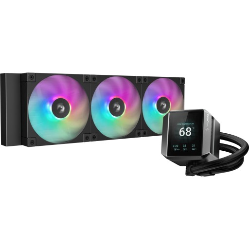 DeepCool R-LX750-BKADSNC-G-1 MYSTIQUE 360mm ARGB All-In-One Black Liquid CPU Cooler