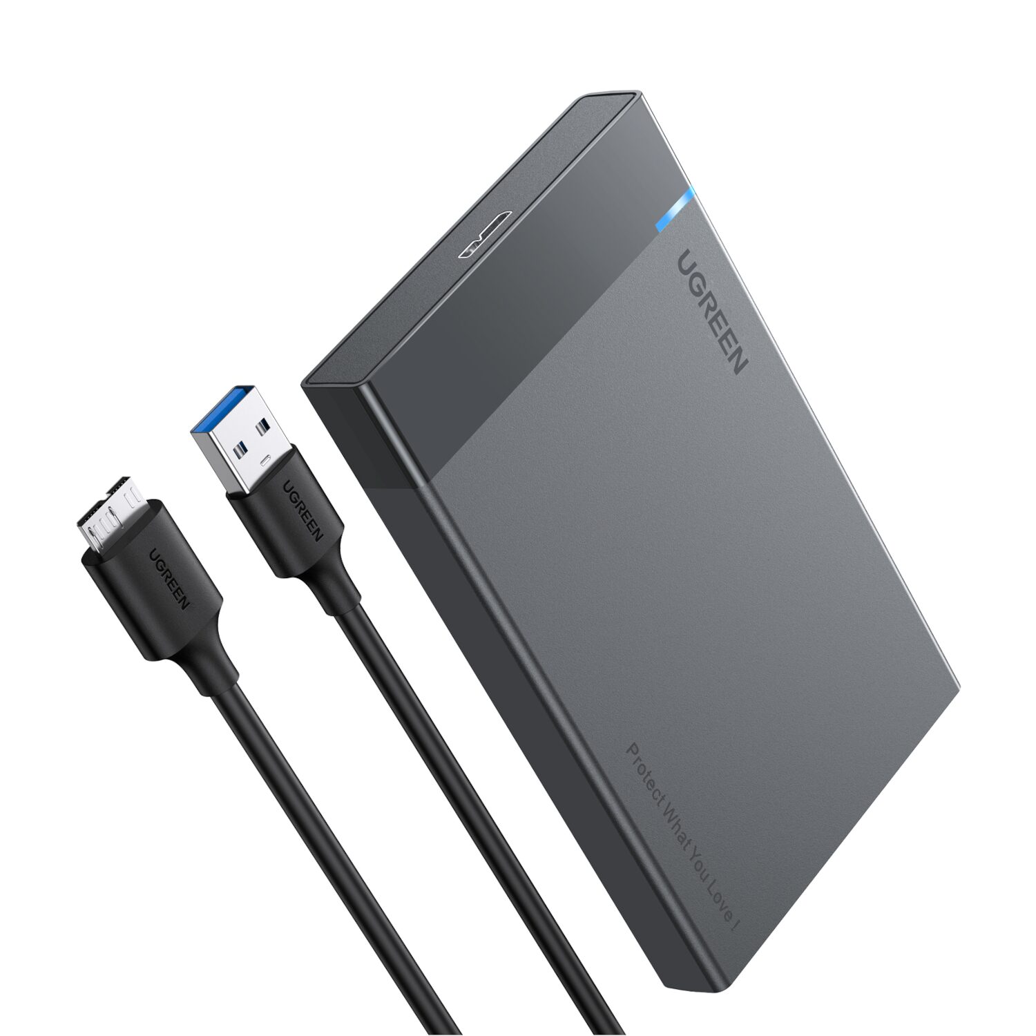 UGREEN 2.5” SATA Hard Drive USB 3.0 Enclosure, UASP, 6Gbps