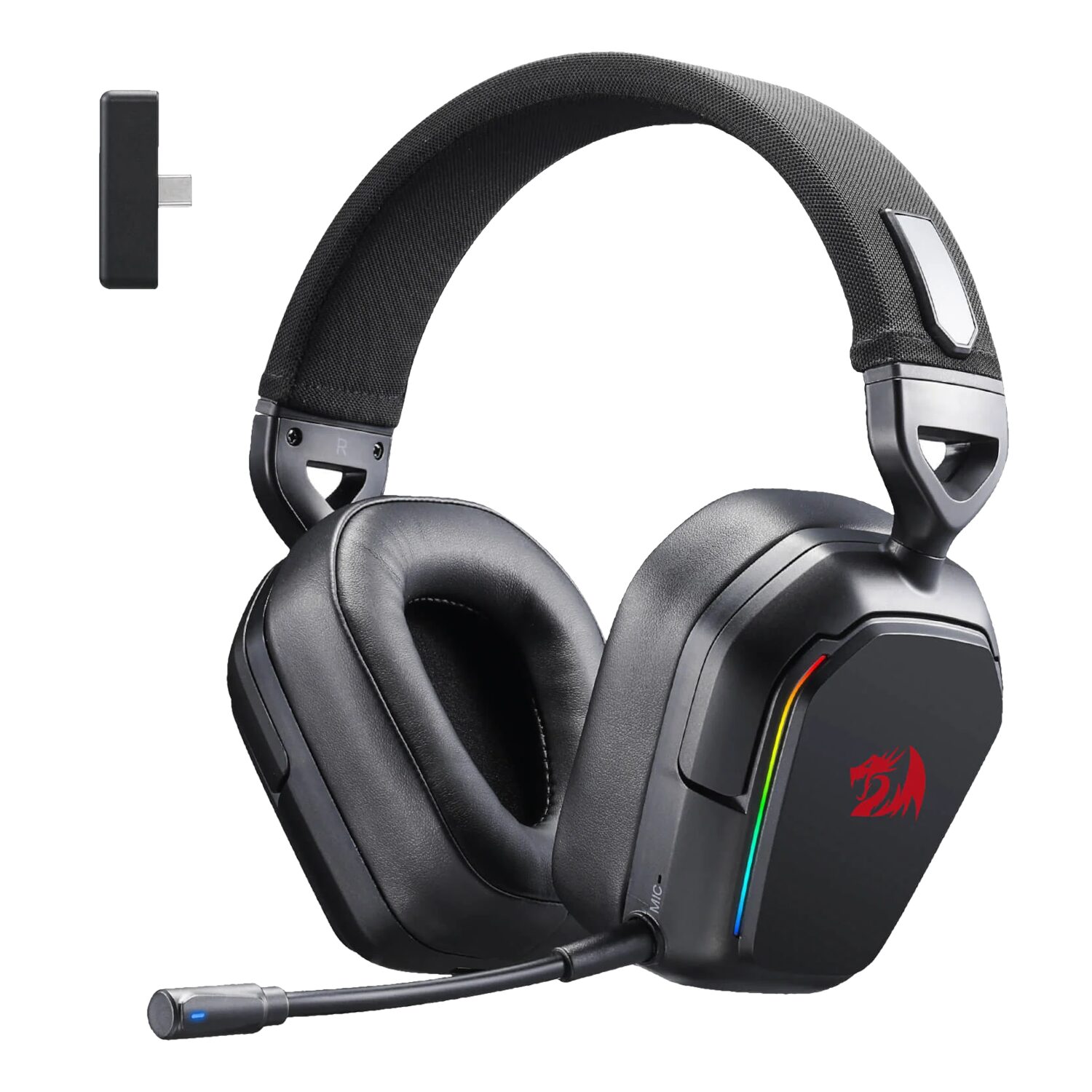 Redragon H868 RGB Wireless Gaming Headset – Black