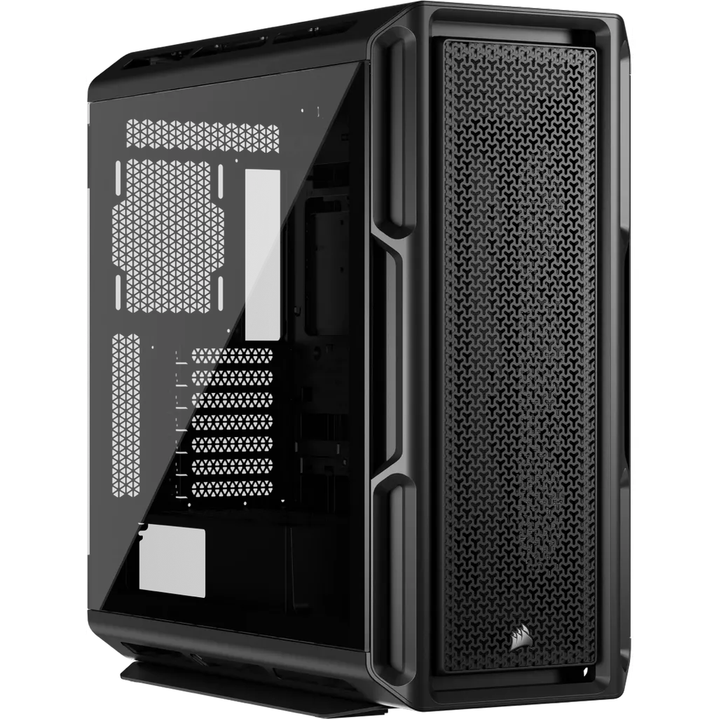 Corsair 5000T, Midi Tower, PC, Black, ATX, EATX, micro ATX, Mini-ITX, Plastic, Steel, Tempered glass, Gaming