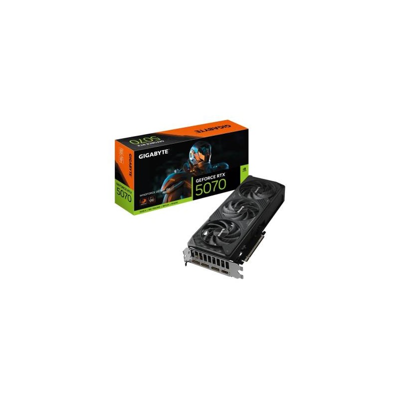 GIGABYTE nVidia GeForce RTX™ 5070 WINDFORCE OC SFF - 12GB GDDR7 HDMIx1/DPx3