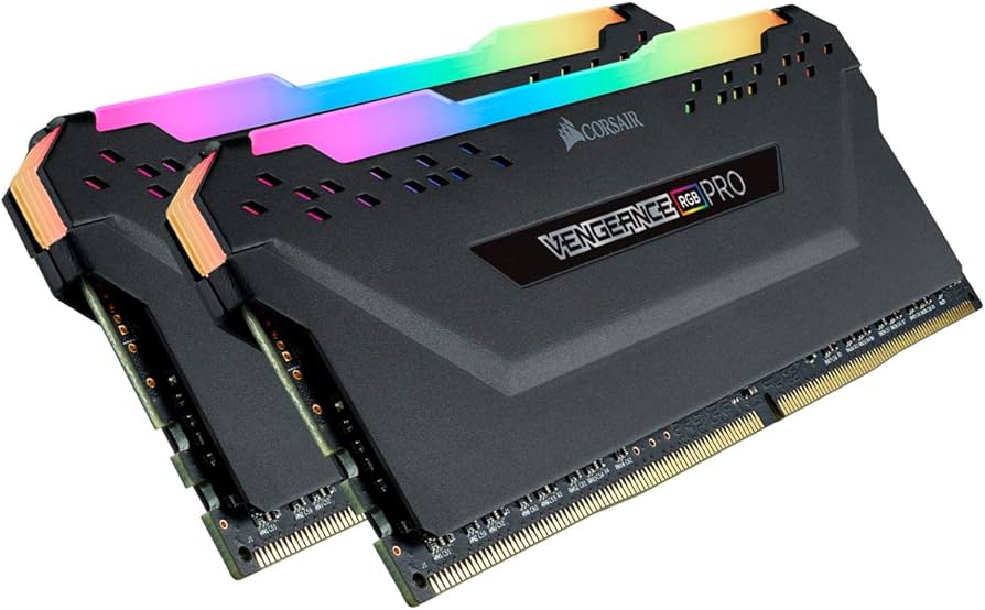 Corsair Vengeance RGB Pro 64GB (2x32GB) DDR4 3600 (PC4-28800) C18 Desktop Memory-USED