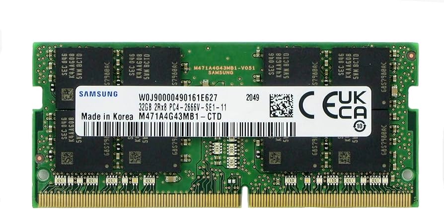 Samsung 32Gb DDR4 SODIMM-Laptop/small form factor memory-USED